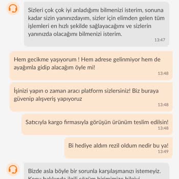 Kargo Teslim Edilmedi, Yardımcı Olunmadı Ve Mağdur Edildim