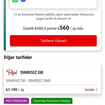 Kullanmadığım Dakikalar İçin Yüksek Tarifelerden Şikayetçiyim