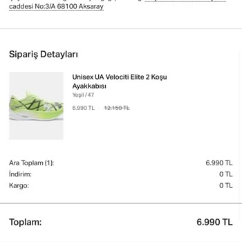 Hijyenik Ortamda Denenmiş Ayakkabının İadesi Reddedildi