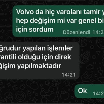 Yetkili Serviste Parça Değişimi Ve Yüksek Ücret Sorunu