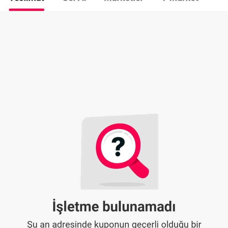 Yemeksepeti'nde Kupon Kullanımında Yaşanan Sorunlar