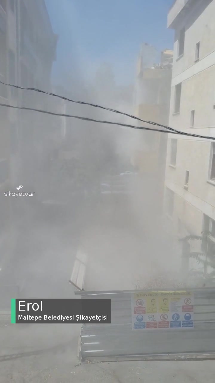 Maltepe Belediyesi Yıkılmakta Olan Binada Yeterli Su İle Islatma Yapılmıyor Tozdan Nefes videonun kapak resmi