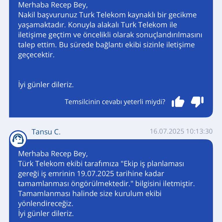 TurkNet Nakil Sürecinde İlgisizlik Ve Bilgi Kirliliği