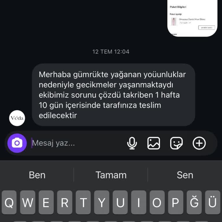 Teslimat Süresi Aşıldı, Ürün Nerede Olduğu Belli Değil