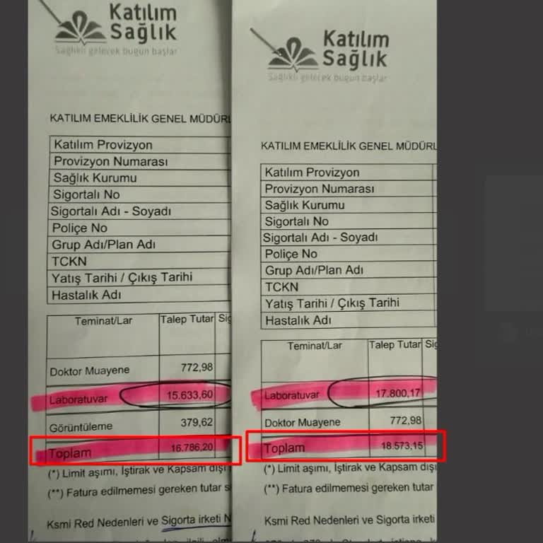 Haksız Faturalandırma Ve Sigorta Limitimin Usulsüz Kullanımı