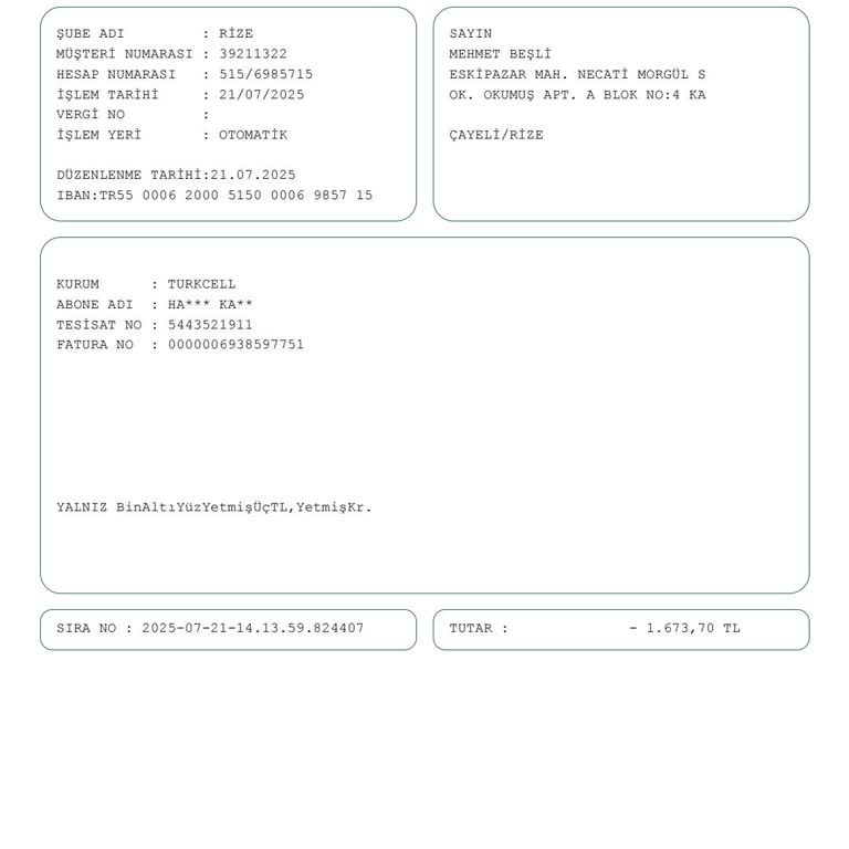 Haberim Olmadan Kartımdan Fatura Ödemesi Yapıldı, Güvenim Sarsıldı