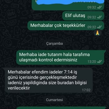 İade Sürecinde Cevapsız Ve Yetersiz Hizmet