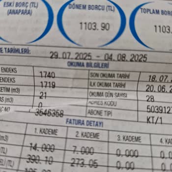 Su Faturası Hesaplamasında Hane Kişi Sayısı Göz Ardı Ediliyor