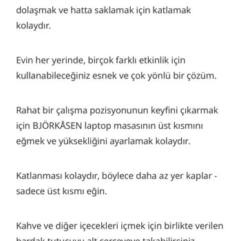 Ikea İşlevsiz Laptop Masası Güvenlik Riski Oluşturuyor