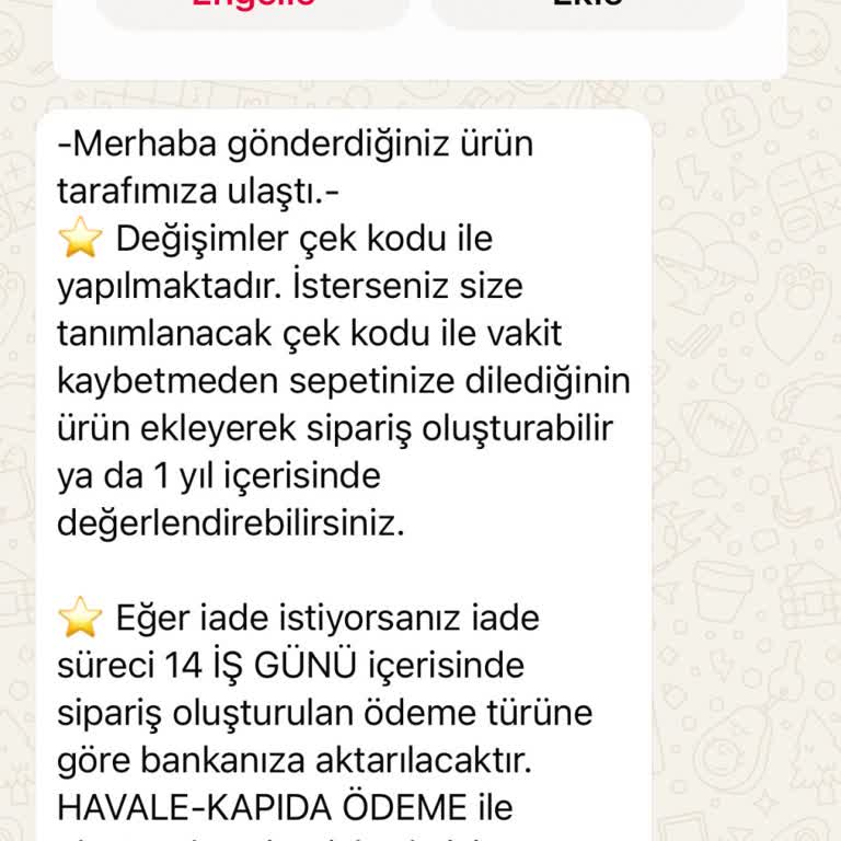 İade Ücretim Bir Buçuk Aydır Ödenmedi, Mesajlarıma Dönüş Yapılmıyor