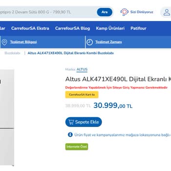 CarrefourSA Yanıltıcı Ürün Görseli Ve Açıklaması!