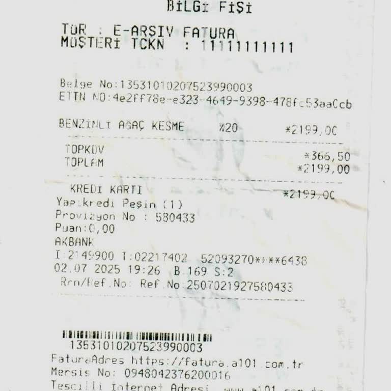 A101den Alınan Arızalı Ağaç Kesme Makinesi İade Edilmedi