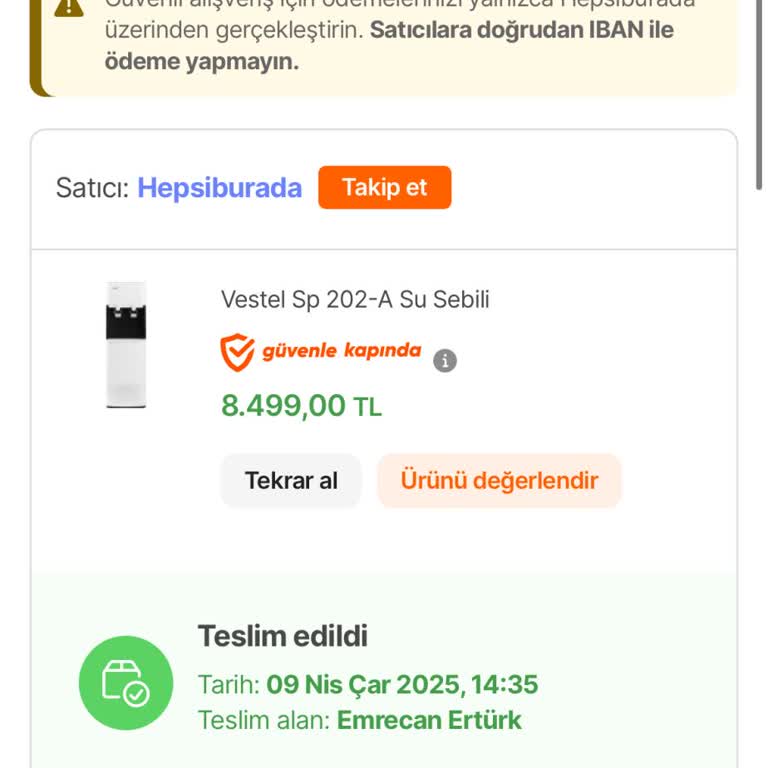 Vestel Su Sebilinde Süreçte Çözülemeyen Arızalar Ve Stok Sorunu
