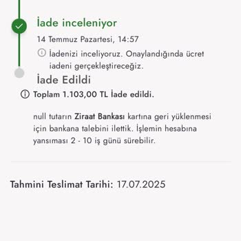 Boyner Satıcılı Ürünlerin İadesi Haksız Yere Reddedildi, Mağdur Edildim