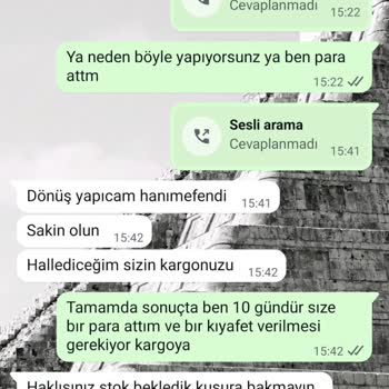 Ürün Ve Para Teslimatında Sürekli Gecikme Yaşanıyor