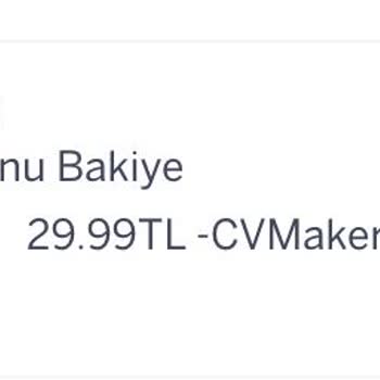 CV Hizmeti Sonrası İzinsiz Para Çekimi Şikayeti