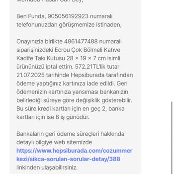 Satıcı Ürün Fiyatını Artırıp Siparişi Keyfi Olarak İptal Etti