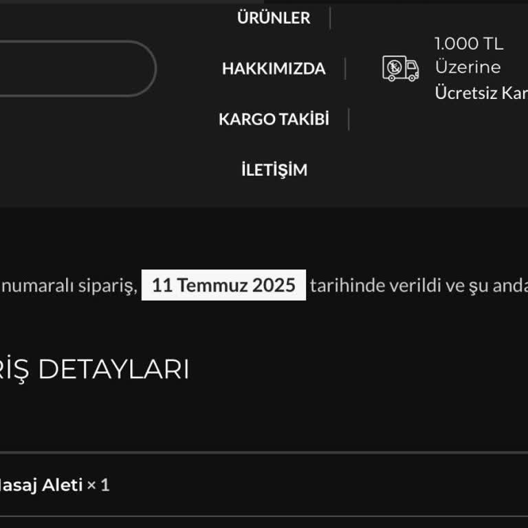 Sipariş Durumu Ve İletişim Sorunları Nedeniyle Hayal Kırıklığı