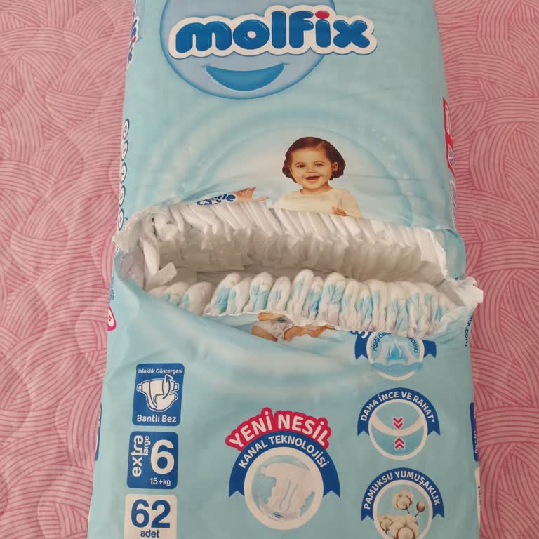 Molfix 6 Numara Bezde Toz Ve Kum Gibi Parçalar Ciltte Kalıyor