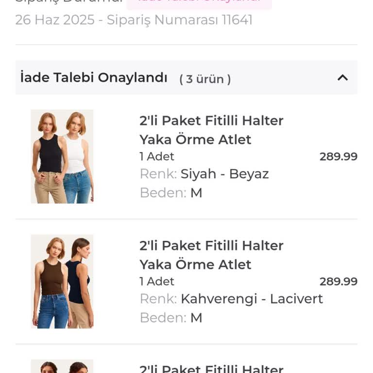 Vettamoda Ürün Gönderilmedi, İade Yapılmadı Ve Hiçbir Şekilde İletişim Kurulamıyor!