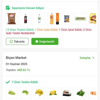 Aldığım Meyveler Bozuk Çıktı, İade Sorunu Yaşıyorum