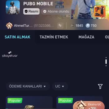 Midasbuy Uc Yanlış Hesabıma Gitti