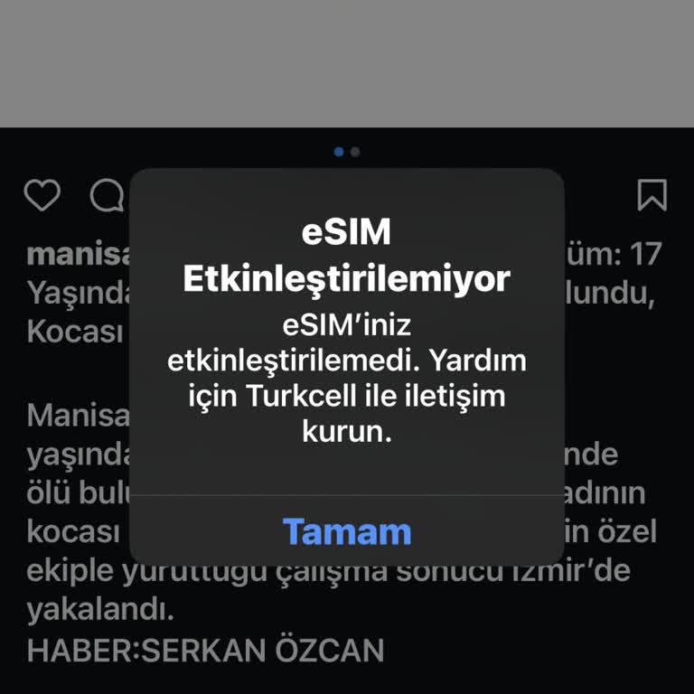 E-sim Geçişi Sonrası Hattım Kapalı, İletişim Kuramıyorum Destek Bekliyorum