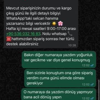 Sipariş Sonrası İlgisizlik Ve Para İadesi Sorunu