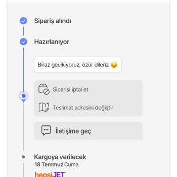 Siparişlerim Hazırlanamıyor, Müşteri Hizmetlerinden Sonuç Alamıyorum