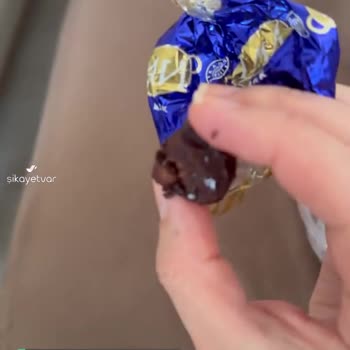 Kahve Dünyası Çikolatadan Böcek Çıktı