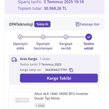 Yeni Alınan Klimada Arıza Ve Çözüm Bekleyişi