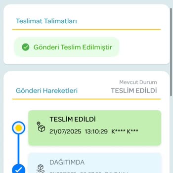Teslim Edilmeden Teslim Edildi Gösterilen Kargo Ve Teslimat Kodu Sorunu