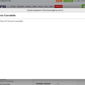 Mail Hosting Hizmetlerinde Sürekli Kesinti Ve İletişimsizlik