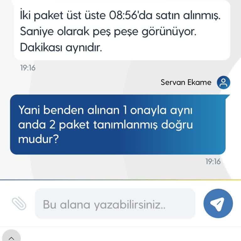Ek Paket Satın Alımında Çifte Ücretlendirme Ve Yetersiz Destek