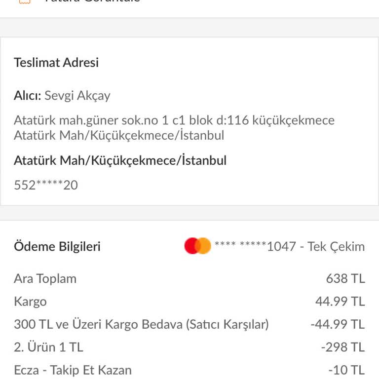 Siparişim Transfer Merkezinde Takıldı, Teslimat Yapılmadı