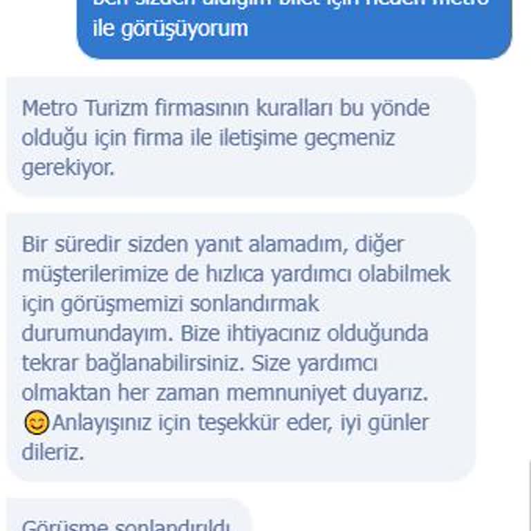 Bilet İadesinde Mağduriyet Ve Sorumluluk Reddi