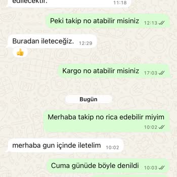 Eksik Ürün Ve Yerine Getirilmeyen Sözler