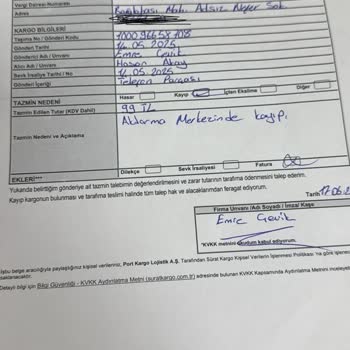 Kargoya Verilen Ürünlerim Kayboldu, Hiçbir Şekilde Geri Dönüş Yapılmıyor