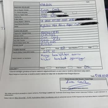 Kargoya Verilen Ürünlerim Kayboldu, Hiçbir Şekilde Geri Dönüş Yapılmıyor