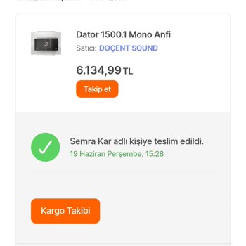 Doçent Sound Eksik ve Uyumlu Olmayan Ürünle Mağdur Edildim