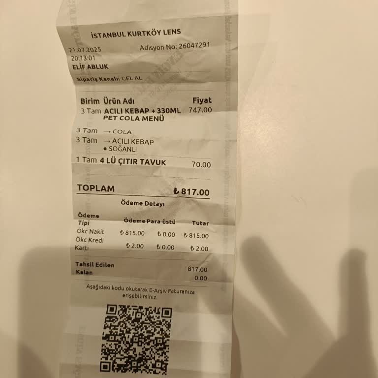 Dürümle Kurtköy Lens Mağazasında İlgisiz Personel ve Geciken Teslimat