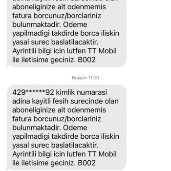Hattı Taşıdıktan Sonra Yüksek Fatura Ve Yasal Takip Uyarısı
