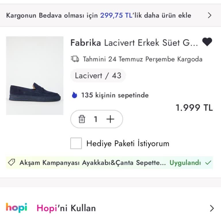 İndirim Sonrası Fiyat Farkı İadesi Yapılmadı