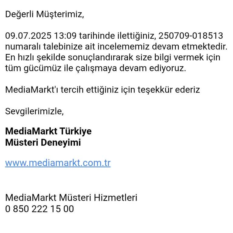 İade Edilmeyen Param İçin Defalarca Cevapsız Kaldım