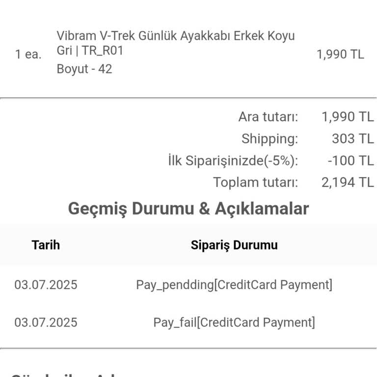 Ayakkabım Bir Aydır Teslim Edilmedi, İletişim Kurulamıyor