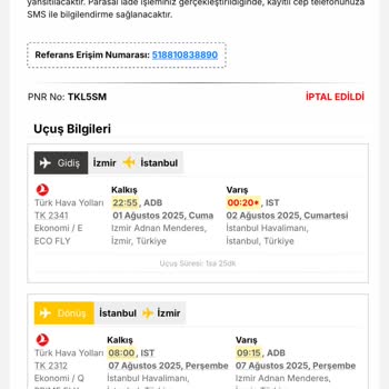 Bilet İptalinde Yüksek Ceza Ve Geciken İade