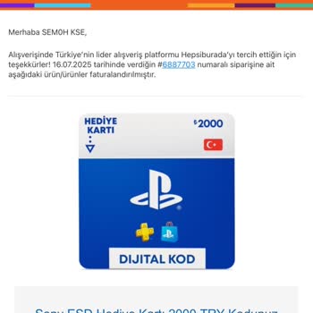 Kullanılmış PlayStation Hediye Kodu Satıldı, Çözüm Sunulmuyor!
