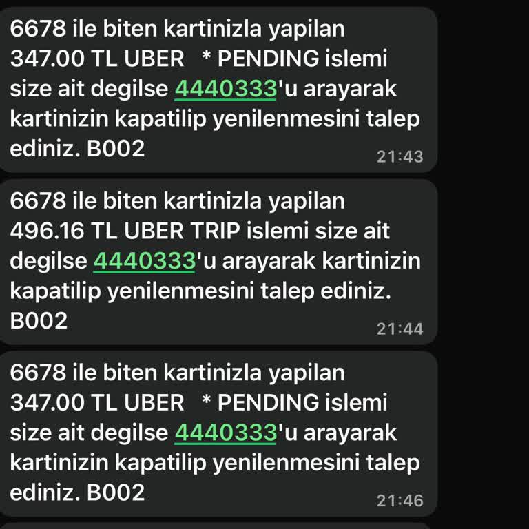 Uber'de Çifte Ödeme Sorunu Ve İade Talebi