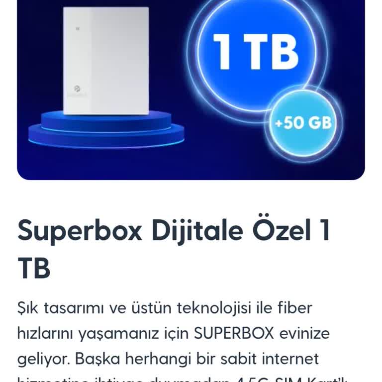 Superbox Fiber Paketi Yavaş Hız Ve Yetersiz Hizmet Sorunu