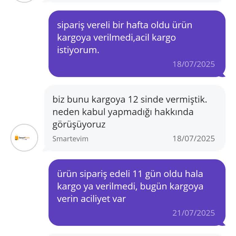 Siparişim Sürekli Erteleniyor, Mağdur Ediliyorum